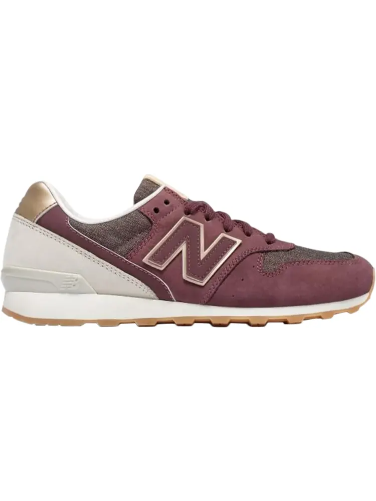 Кроссовки New Balance Wmns 696 — изображение 1 из 1, бордовый/серый