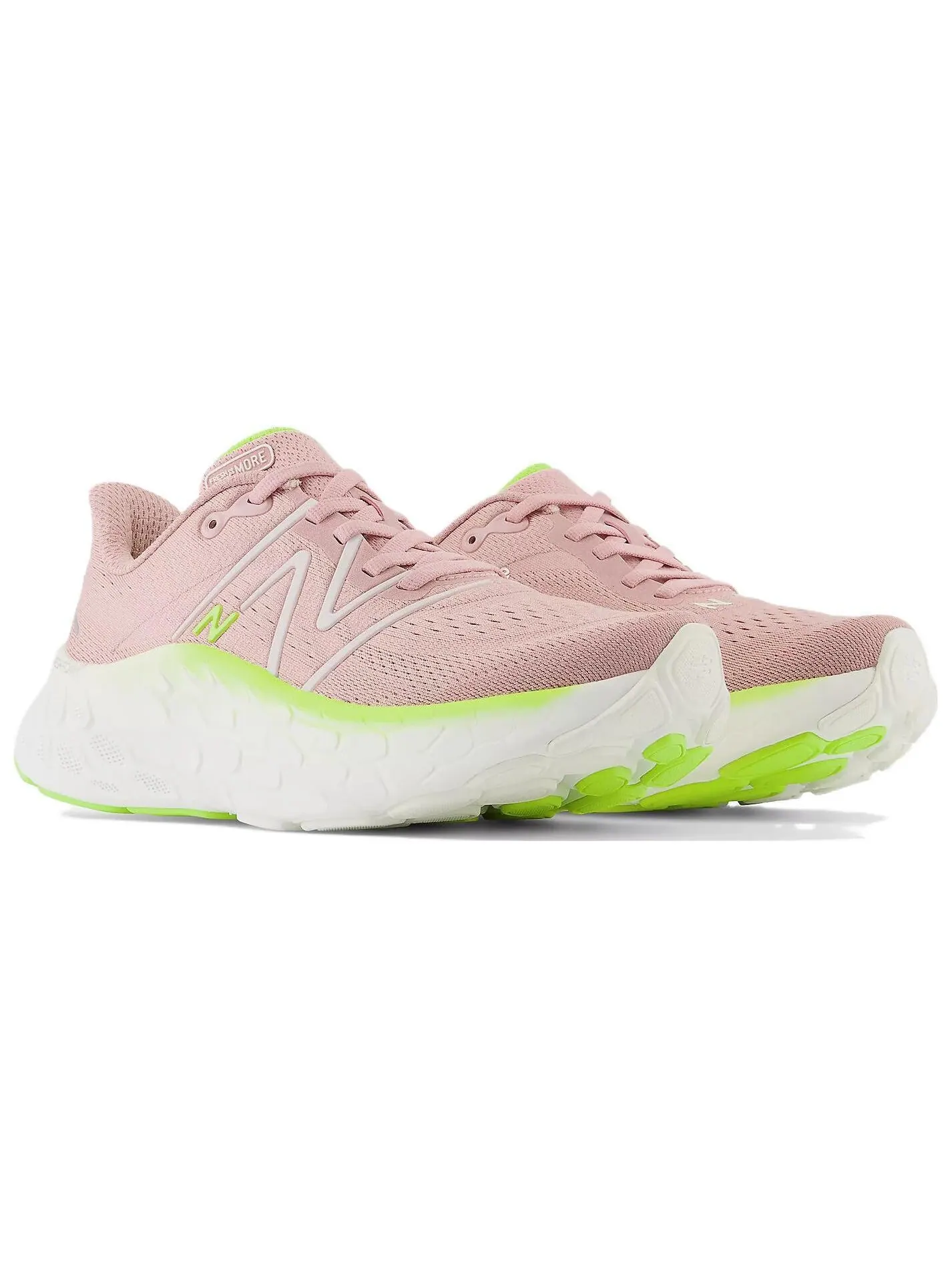 Кроссовки New Balance Fresh Foam X More v4 — изображение 3 из 6, розовый/белый