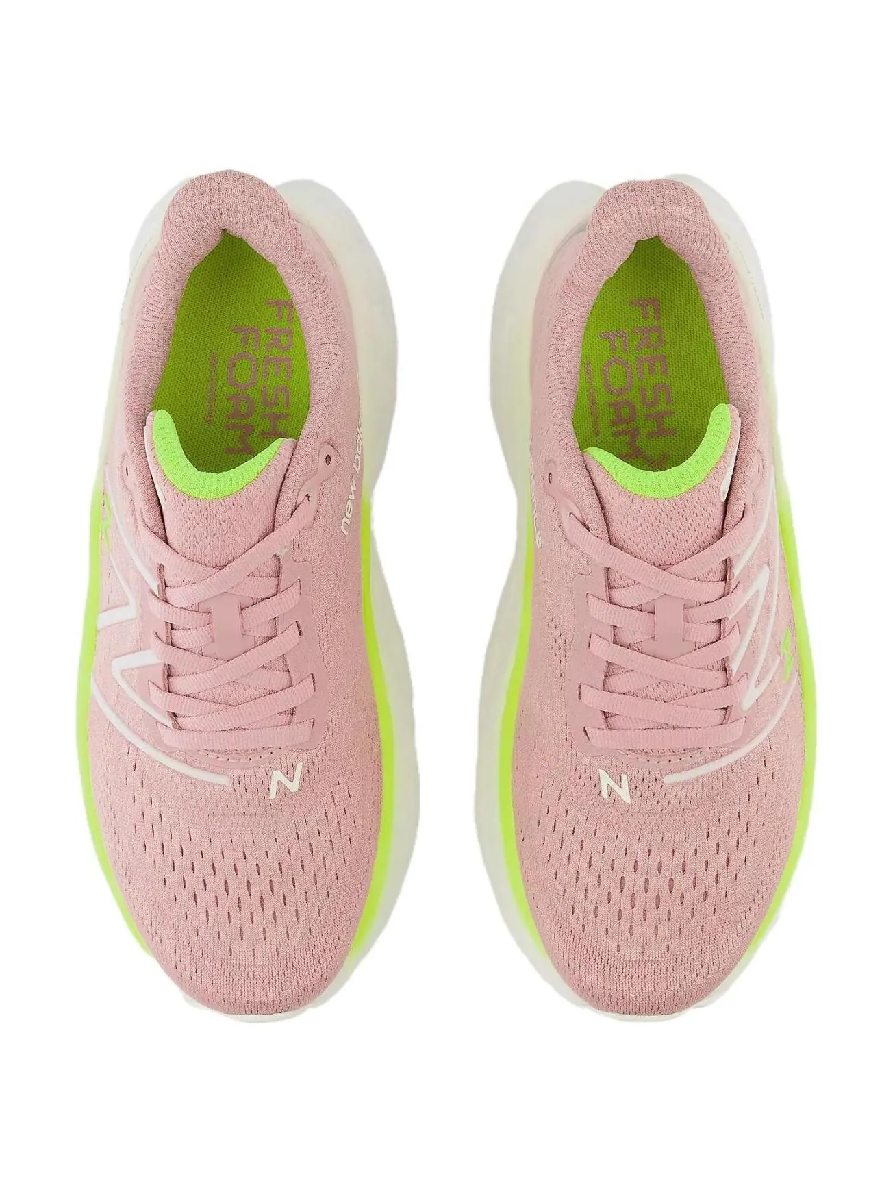 Кроссовки New Balance Fresh Foam X More v4 — изображение 5 из 6, розовый/белый