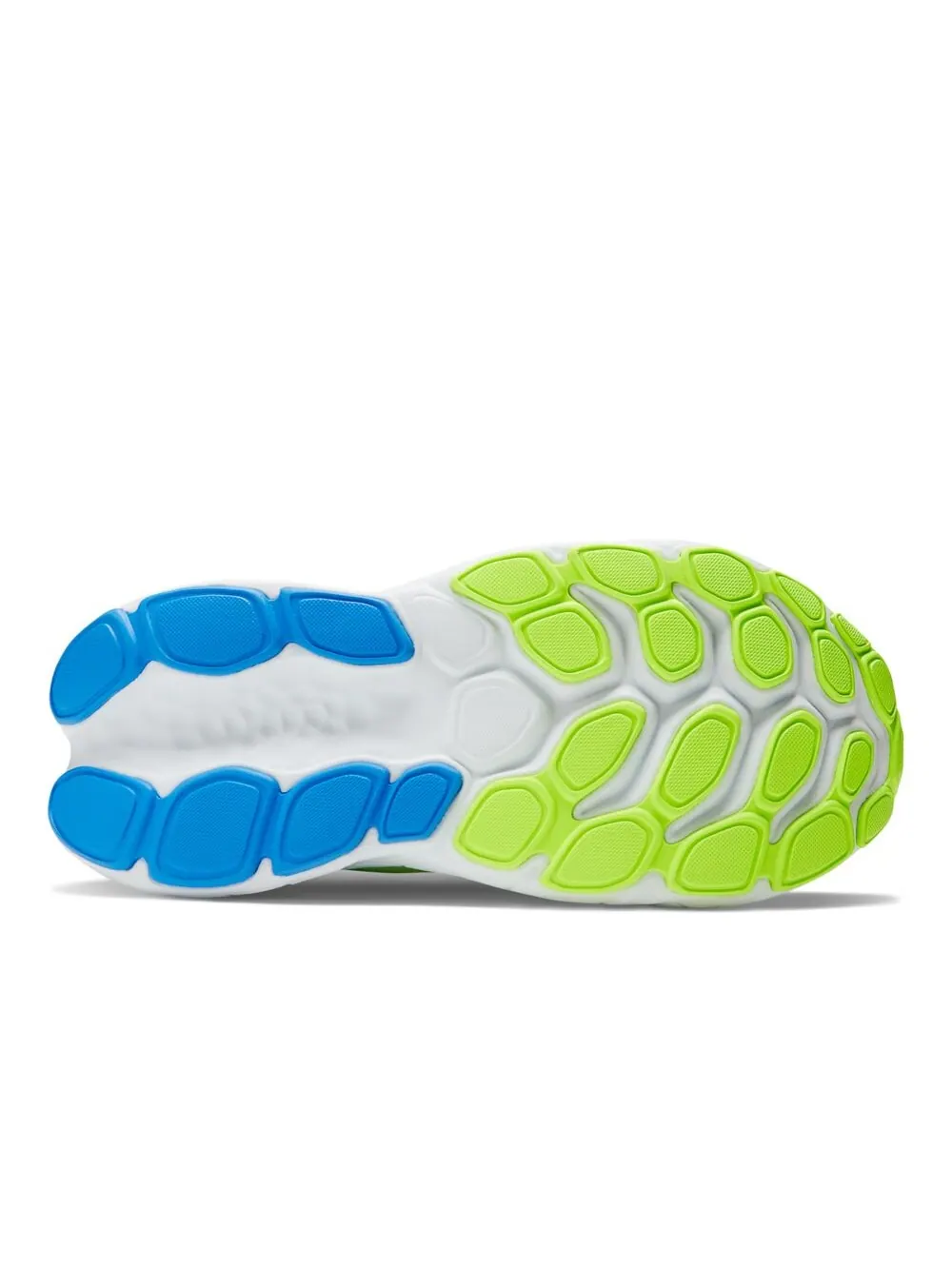 Кроссовки New Balance Fresh Foam X More v4 — изображение 6 из 6, белый/синий/зеленый