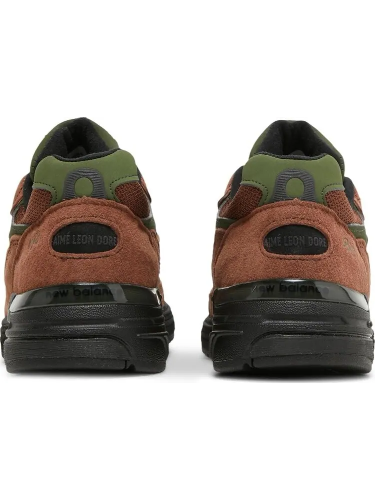 Кроссовки New Balance Aimé Leon Dore x Wmns 993 Made In USA 'Beef & Broccoli' — изображение 6 из 8, коричневый