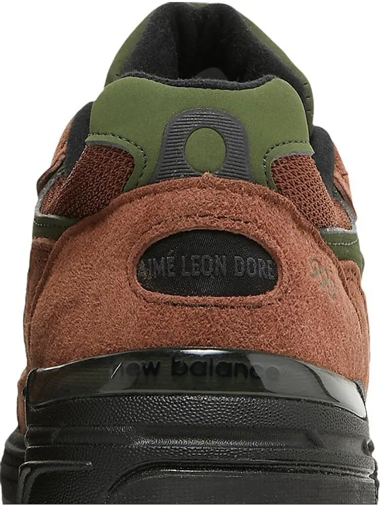Кроссовки New Balance Aimé Leon Dore x Wmns 993 Made In USA 'Beef & Broccoli' — изображение 7 из 8, коричневый