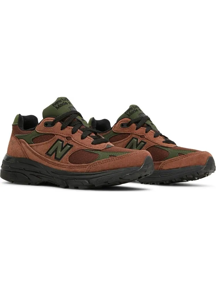 Кроссовки New Balance Aimé Leon Dore x Wmns 993 Made In USA 'Beef & Broccoli' — изображение 8 из 8, коричневый