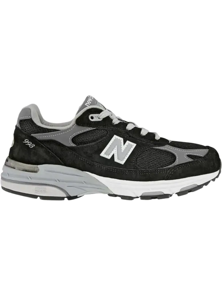 Лимитированные кроссовки New Balance Wmns 993 Made In USA 'Black Grey' — изображение 1 из 1, черный