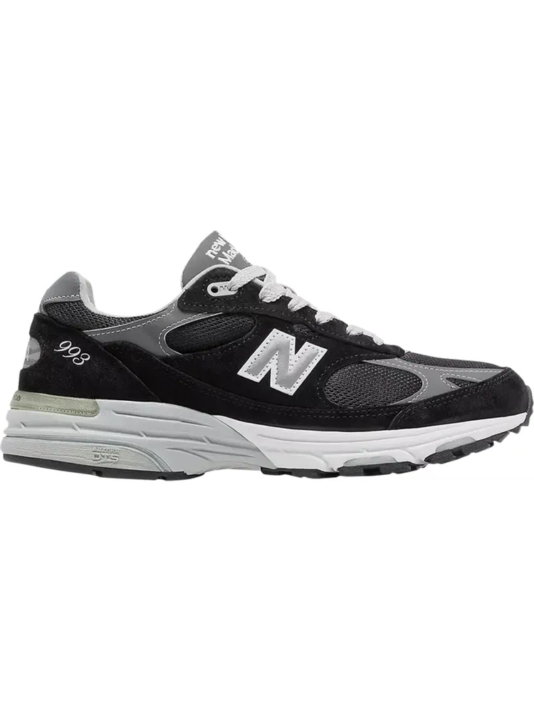 Кроссовки New Balance Wmns 993 Made In USA Wide 'Black Grey' — изображение 1 из 1, черный