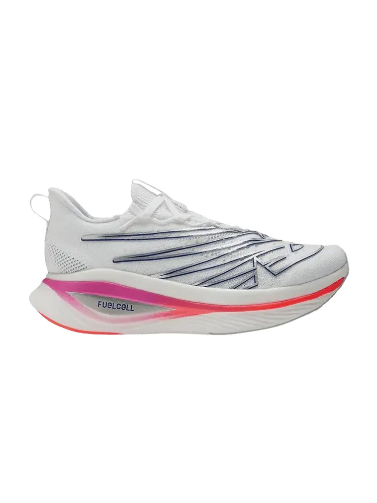 Кроссовки New Balance Wmns FuelCell SuperComp Elite v3 Wide — изображение 1 из 1, белый синий