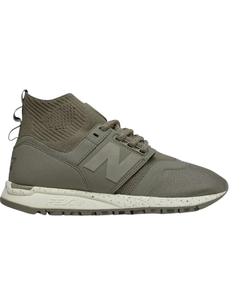 Кроссовки New Balance Wmns 247 Mid 'Olive Ivory' — изображение 1 из 1, серый