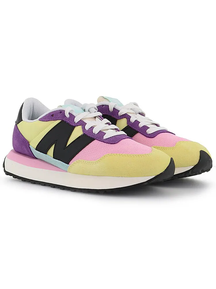 Кроссовки женские New Balance 237 — изображение 2 из 3, желтый фиолетовый