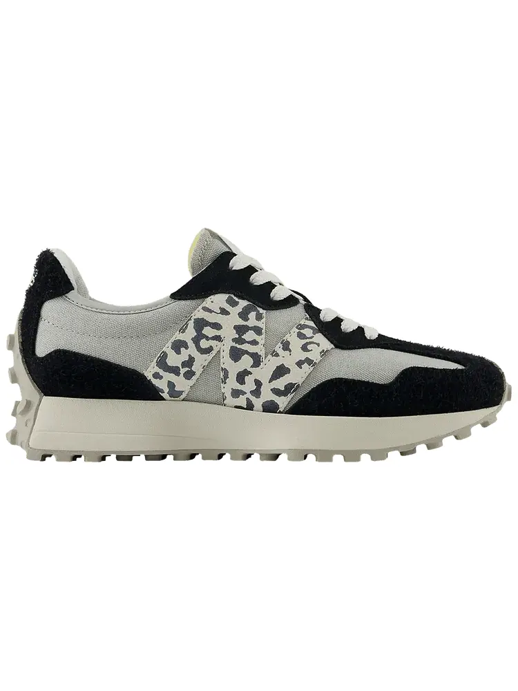 Кроссовки New Balance Wmns 327 'Black Grey Leopard' — изображение 1 из 1, черный серый