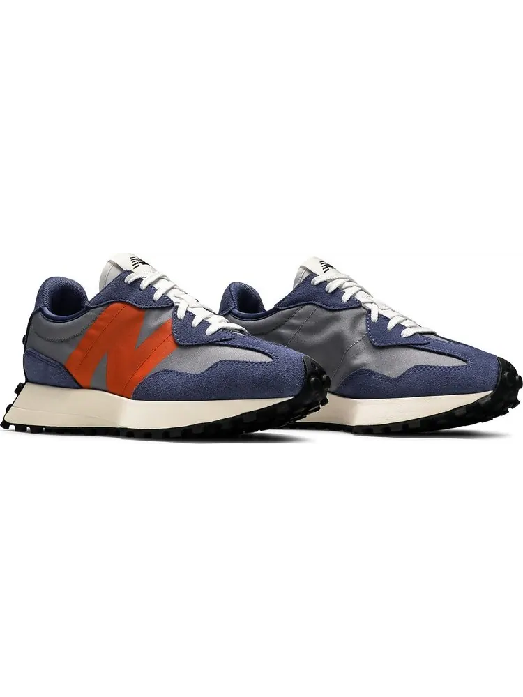 Кроссовки New Balance Wmns 327 'Magnetic Blue Varsity Orange' — изображение 8 из 8, синий