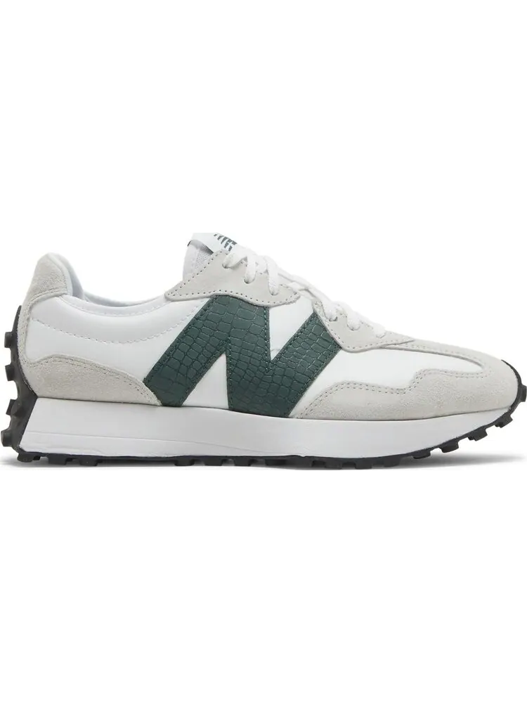 Кроссовки New Balance Wmns 327 'Nightwatch Green Crocodile' — изображение 1 из 8, белый