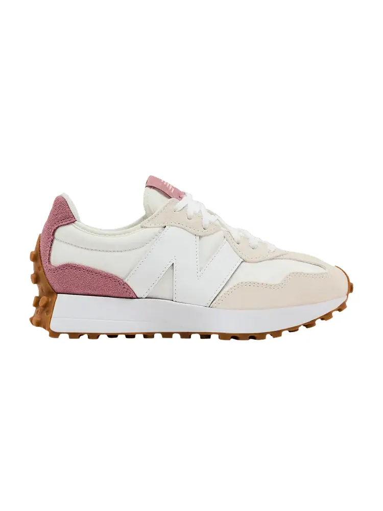 Кроссовки New Balance Wmns 327 'White Pink' — изображение 1 из 9, розовый/бежевый/белый