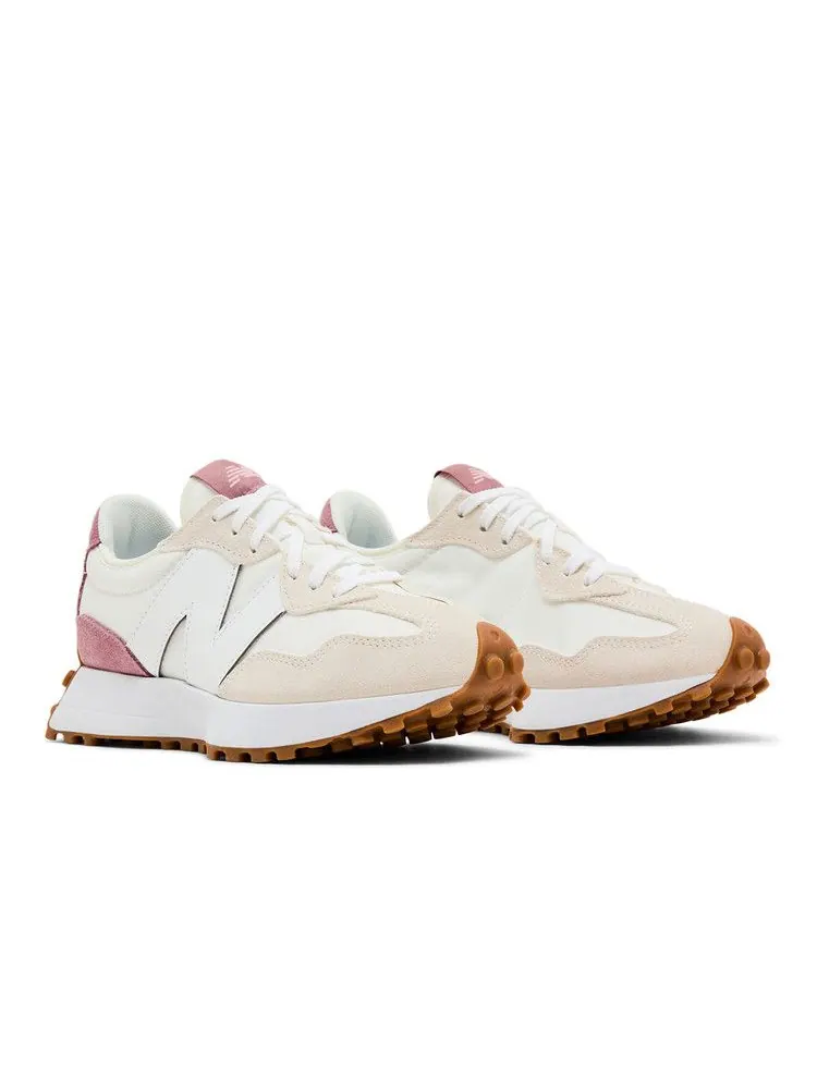 Кроссовки New Balance Wmns 327 'White Pink' — изображение 9 из 9, розовый/бежевый/белый