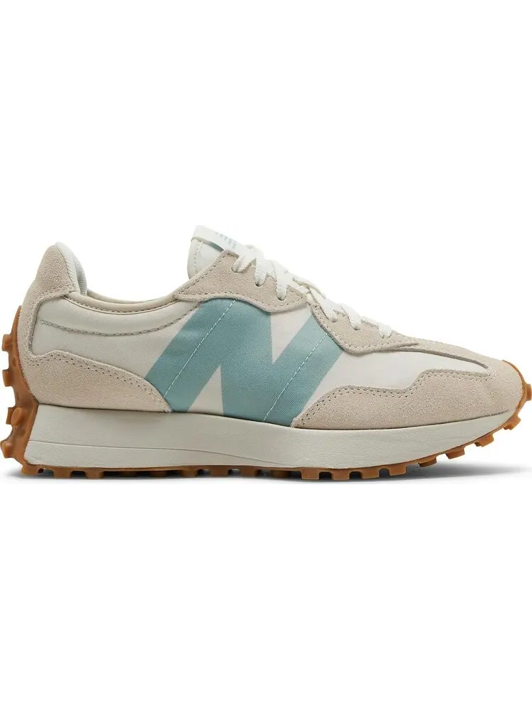 Кроссовки New Balance Wmns 327 'Moonbeam Storm Blue' — изображение 1 из 8, бежевый