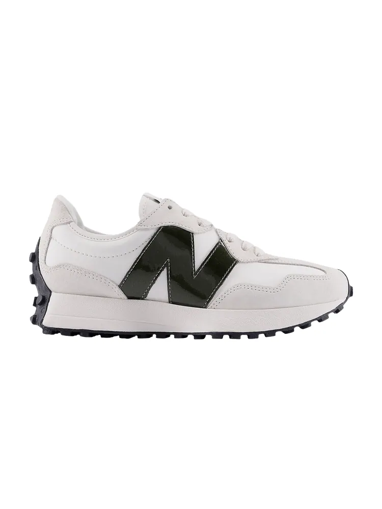 Кроссовки New Balance Wmns 327 'White Dark Green' — изображение 1 из 1, белый/темный зеленый