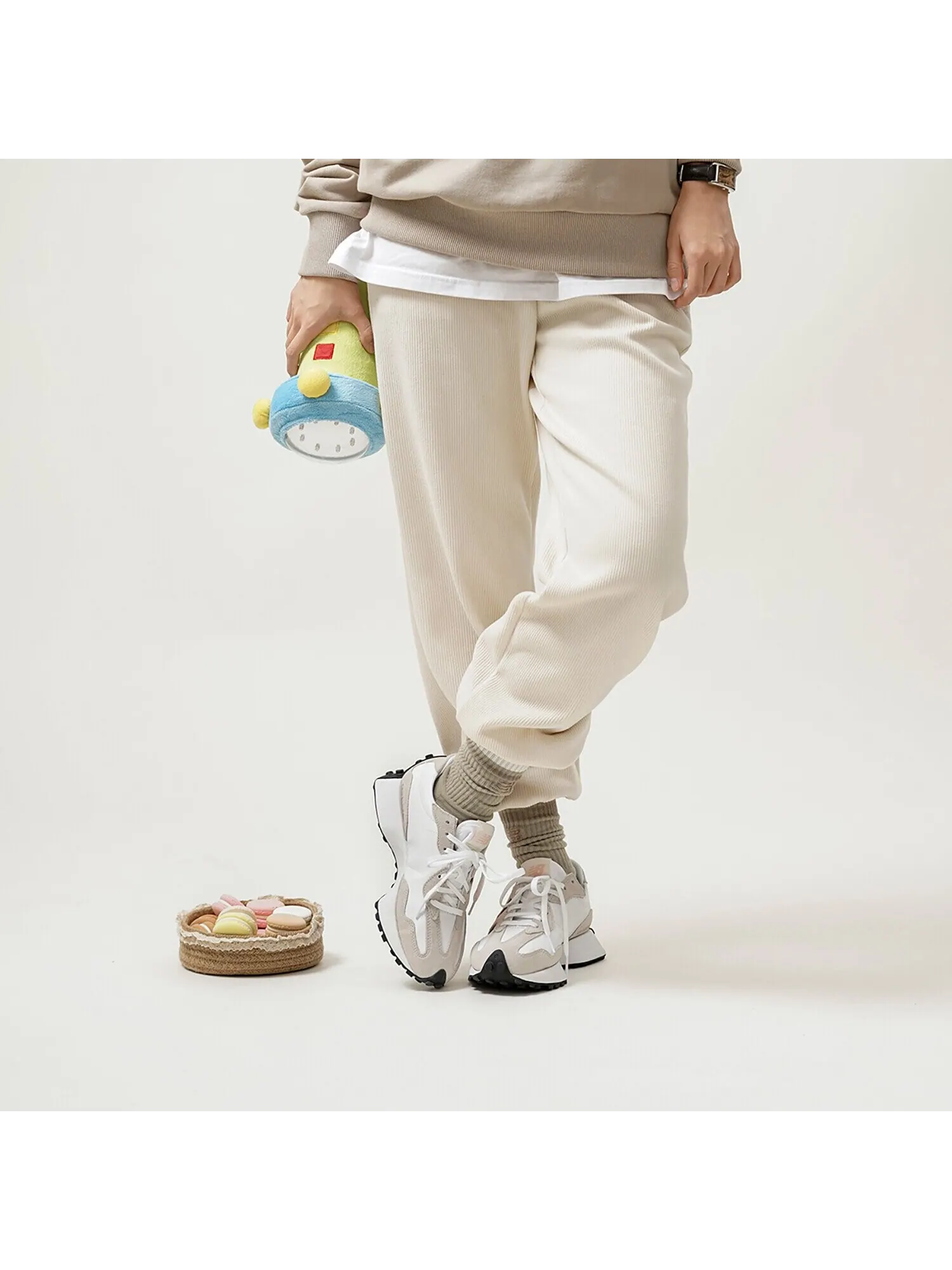 Кроссовки New Balance 327 женские — изображение 7 из 8, розовый