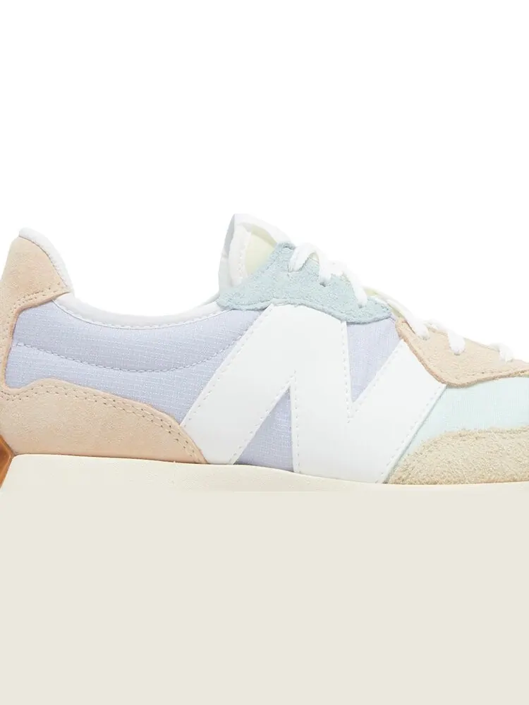Кроссовки New Balance 327 — изображение 2 из 8, белый/голубой
