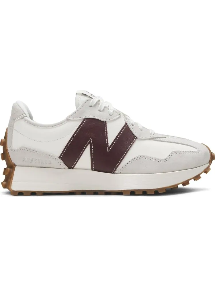 Кроссовки New Balance STAUD x Wmns 327 'Grey Burgundy' — изображение 1 из 8, зеленый