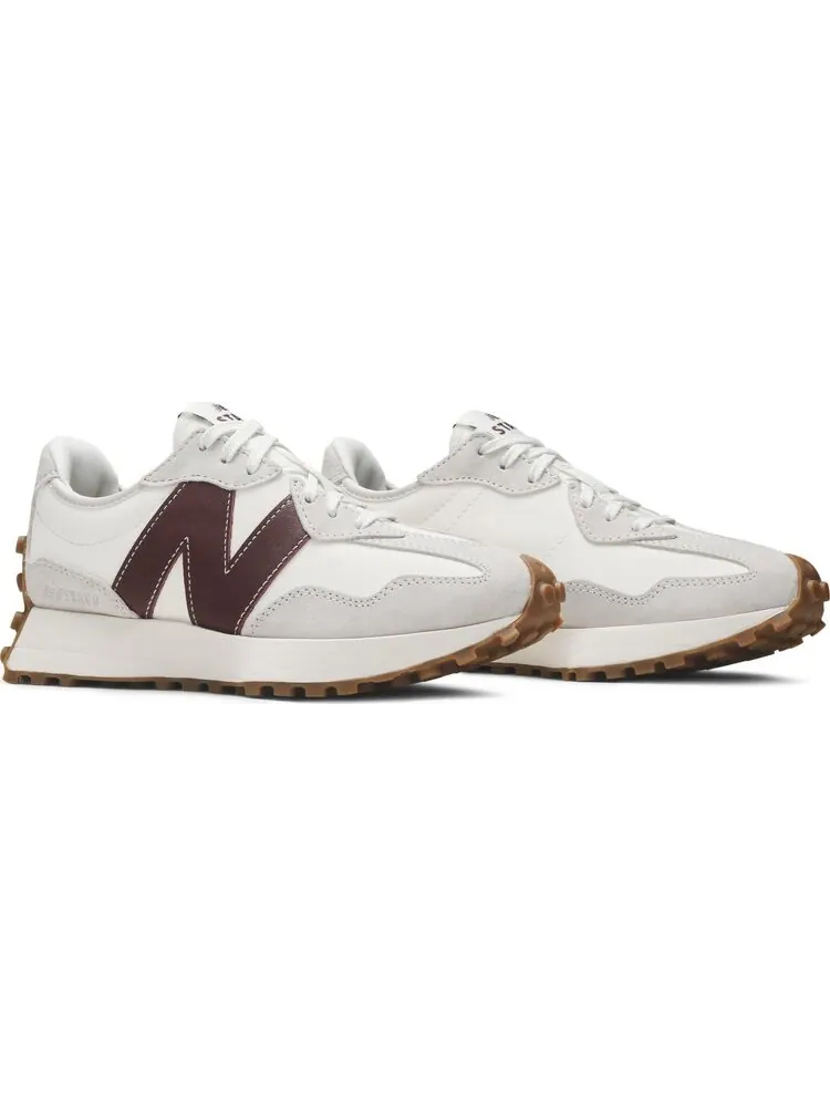 Кроссовки New Balance STAUD x Wmns 327 'Grey Burgundy' — изображение 8 из 8, зеленый
