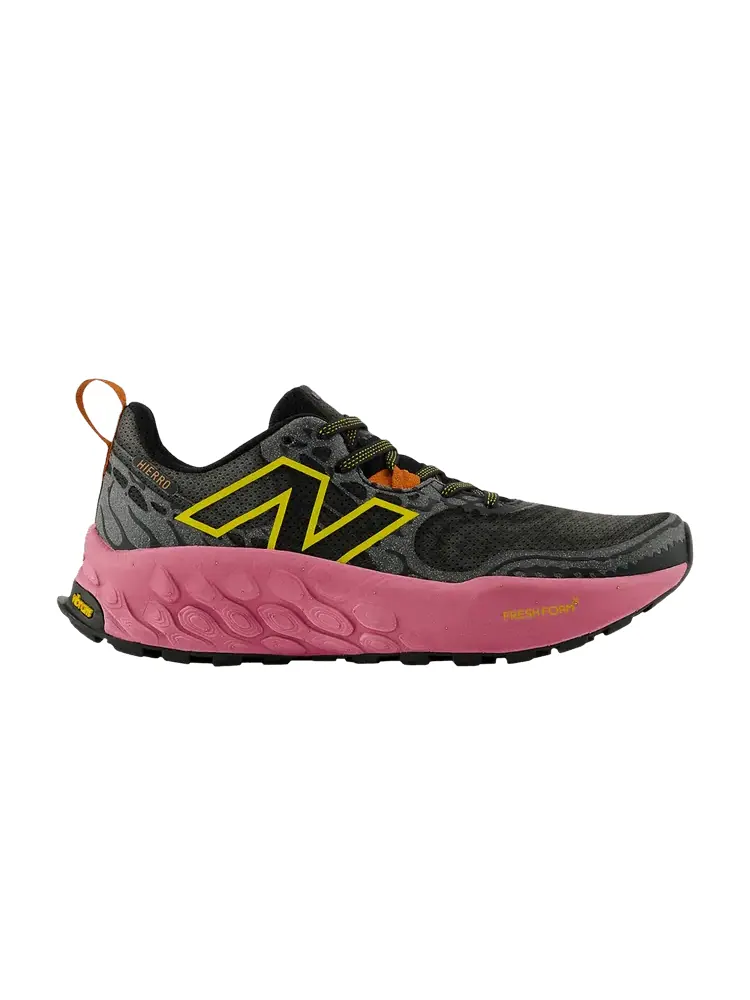 Кроссовки Wmns Fresh Foam X Hierro v8 'Black Real Pink' — изображение 1 из 1, черный розовый