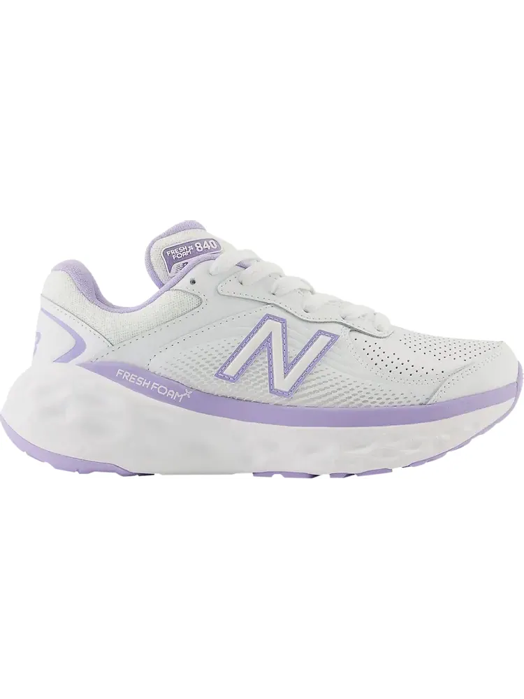 Кроссовки Wmns Fresh Foam X 840F 2E Wide 'White Lilac Glow' — изображение 1 из 1, белый