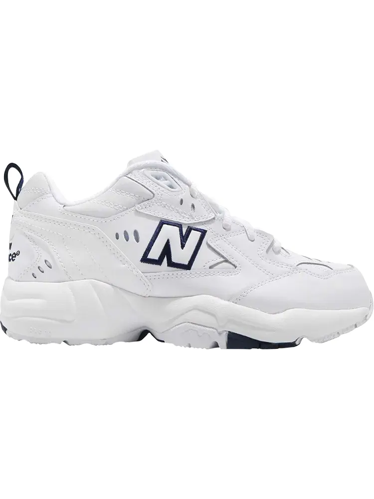 Женские кроссовки New Balance 608 Wide белые с синим — изображение 1 из 1, белый