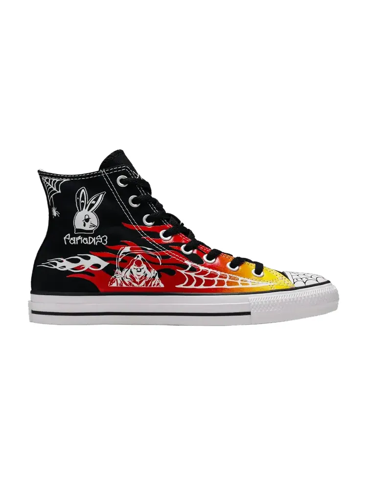 Кроссовки Converse Sean Pablo x Chuck Taylor All Star Pro 'Flames' — изображение 1 из 1, черный/оранжевый/белый