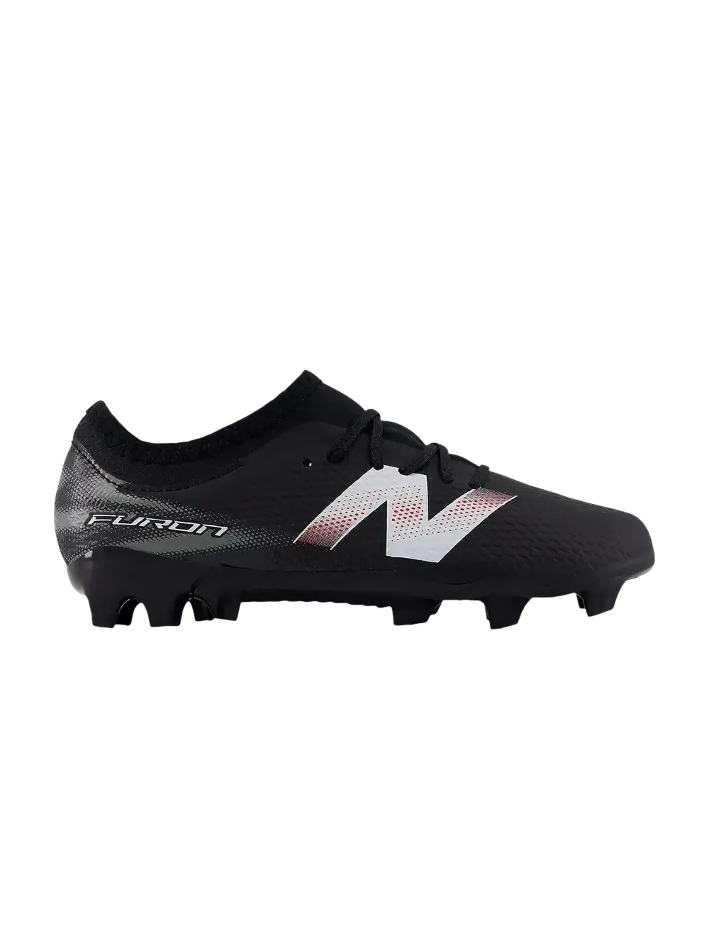 Кроссовки New Balance Furon Team Jnr FG V9 Big Kid — изображение 1 из 1, черный/белый