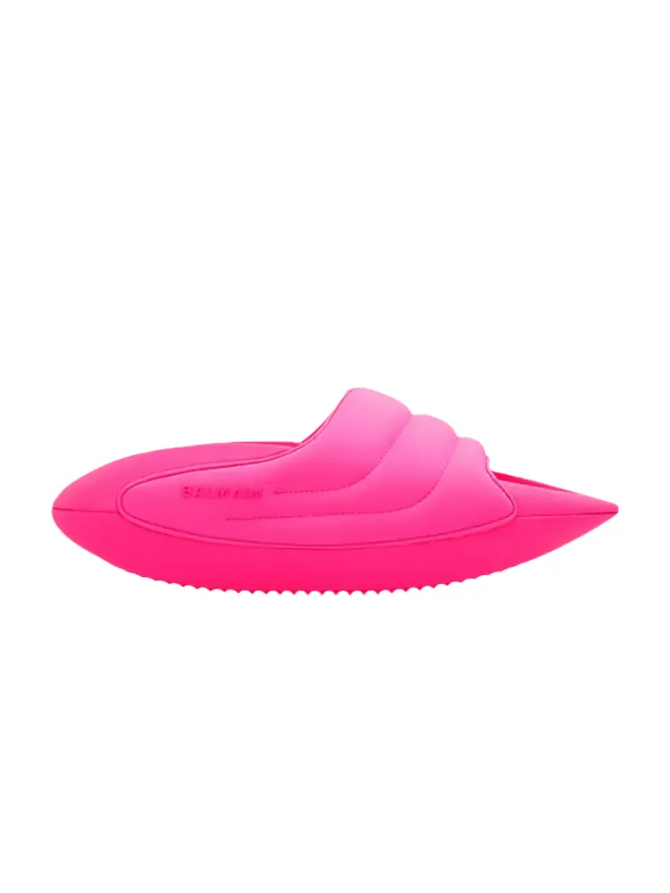 Мюли Balmain Wmns B-IT Quilted Leather Mules Neon Pink — изображение 1 из 1, розовый