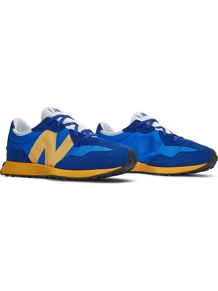 Кроссовки New Balance 327 Kids 'Marine Blue Orange' — изображение 8 из 8, синий