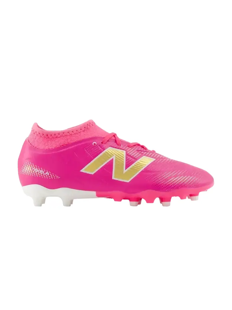 New Balance Tekela Team Low Jnr FG V5 Big Kid 'Pink Heat' — изображение 1 из 1, розовый