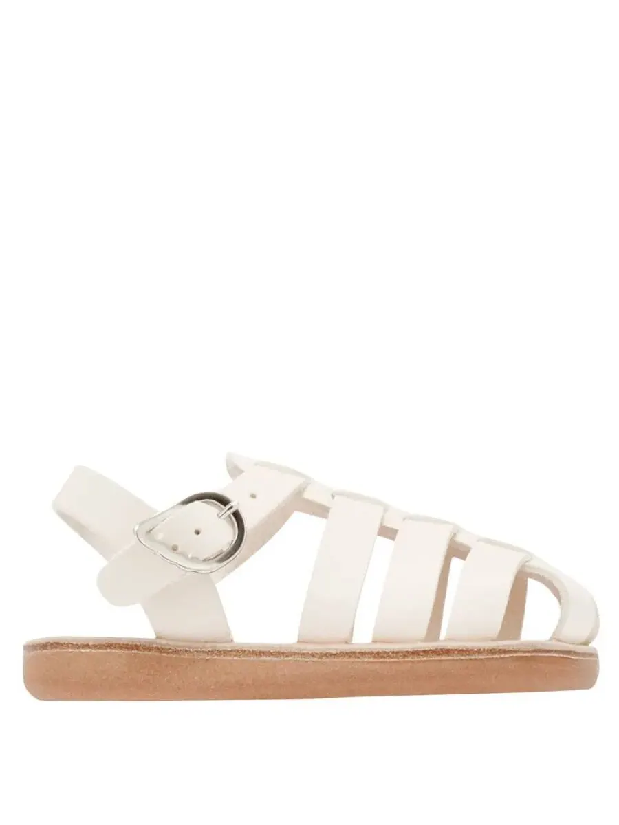 Детские сандалии Ancient Greek Sandals Ektoras из мягкой кожи — белый