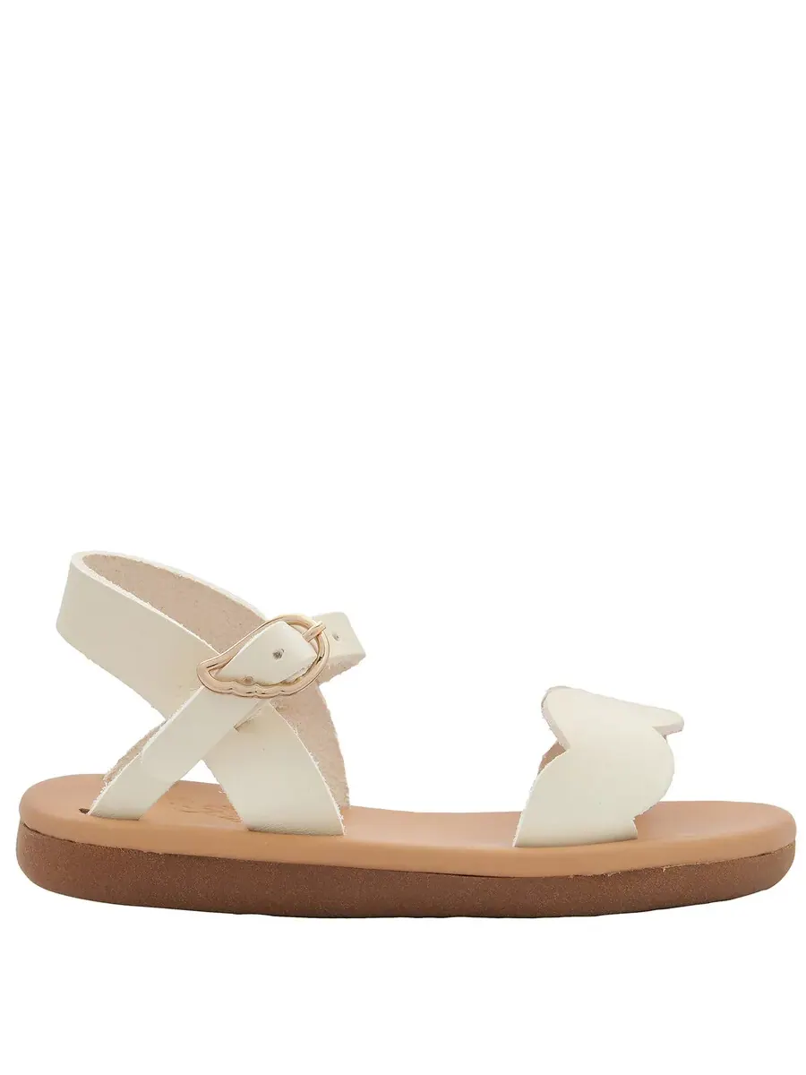 Древнегреческие сандалии для девушек Lil Ostrako мягкие сандалии Ancient Greek Sandals — белый