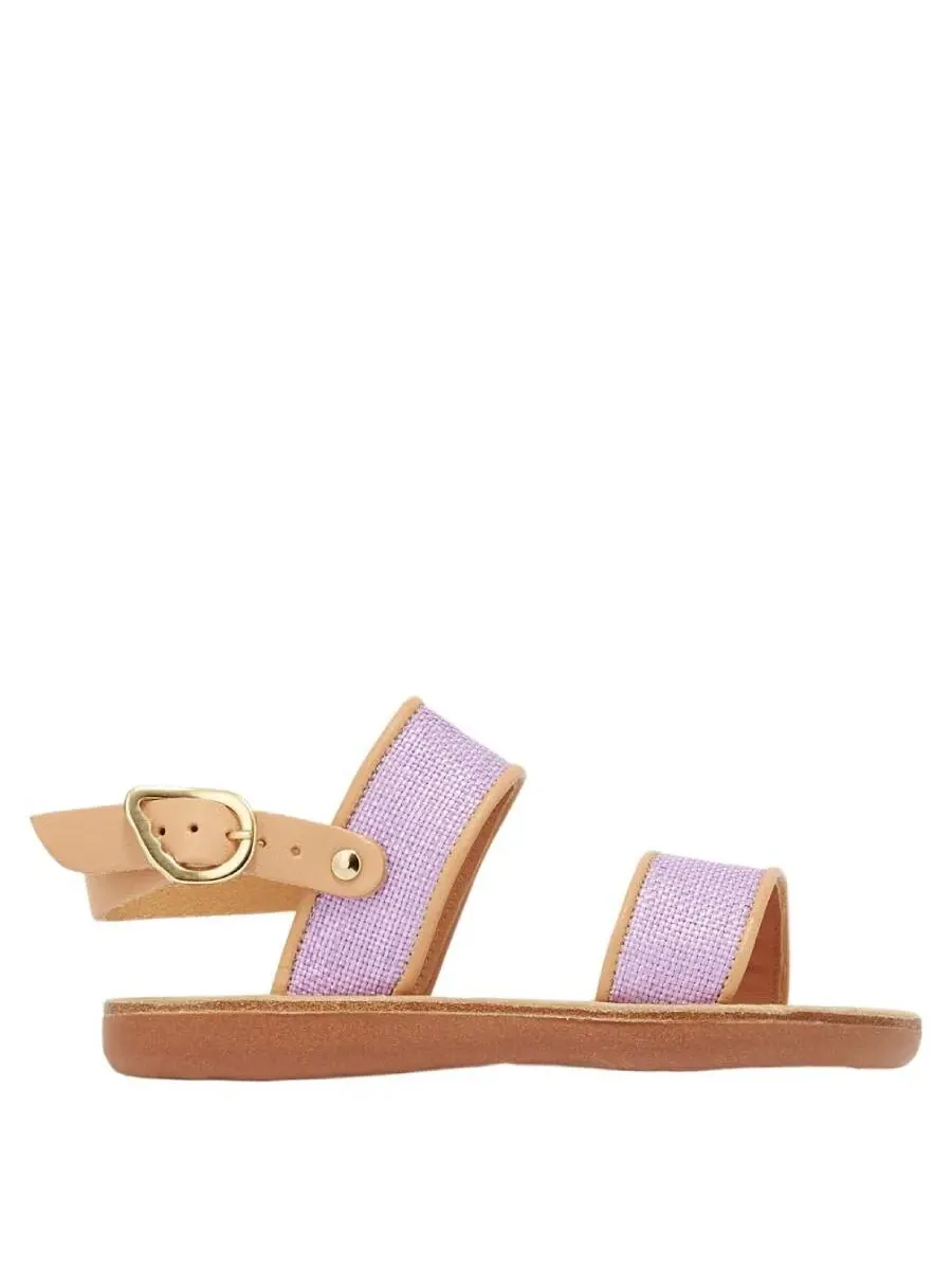 Детские сандалии Ancient Greek Sandals Clio Rafia для девочек — фиолетовый
