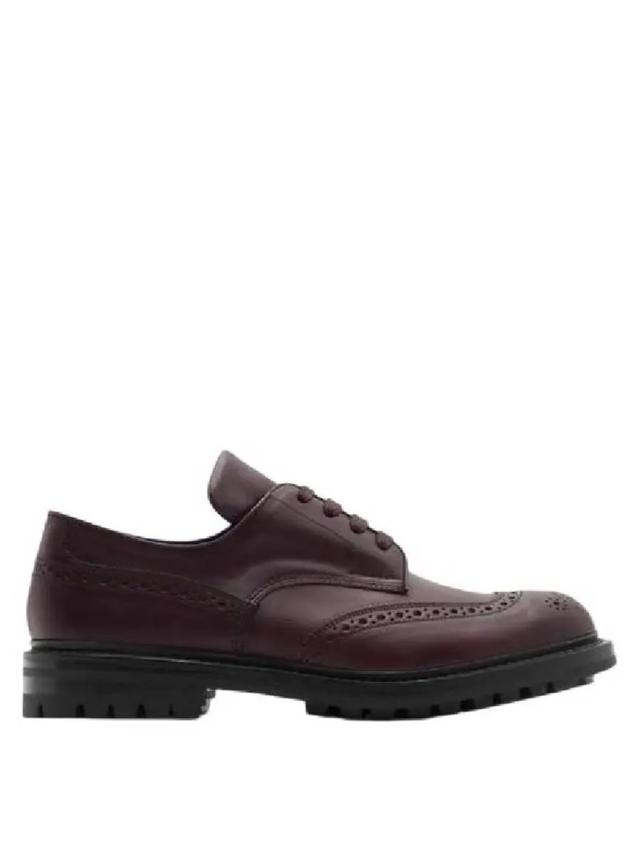 Броги с миндалевидным носком Burberry x Tricker’s