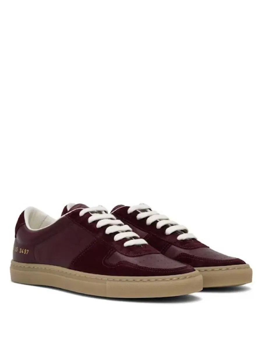 Кроссовки Common Projects Bball низкие — изображение 2 из 3, бордовый