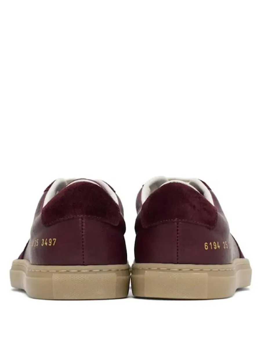 Кроссовки Common Projects Bball низкие — изображение 3 из 3, бордовый
