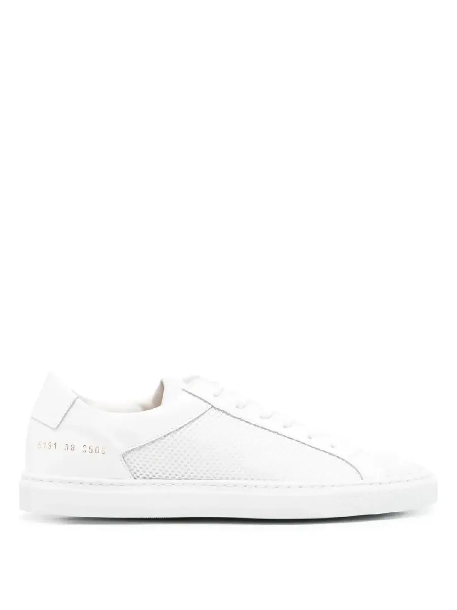 Кроссовки Common Projects Retro Mesh из кожи — белый