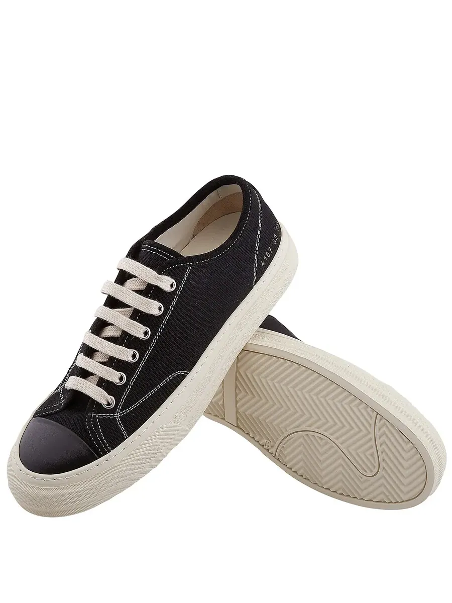 Кроссовки Common Projects Tournament Canvas — изображение 2 из 4, черный