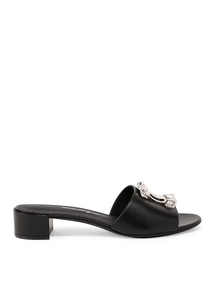 Черные сандалии Ferragamo Henri, размер 5 C — изображение 1 из 4, черный