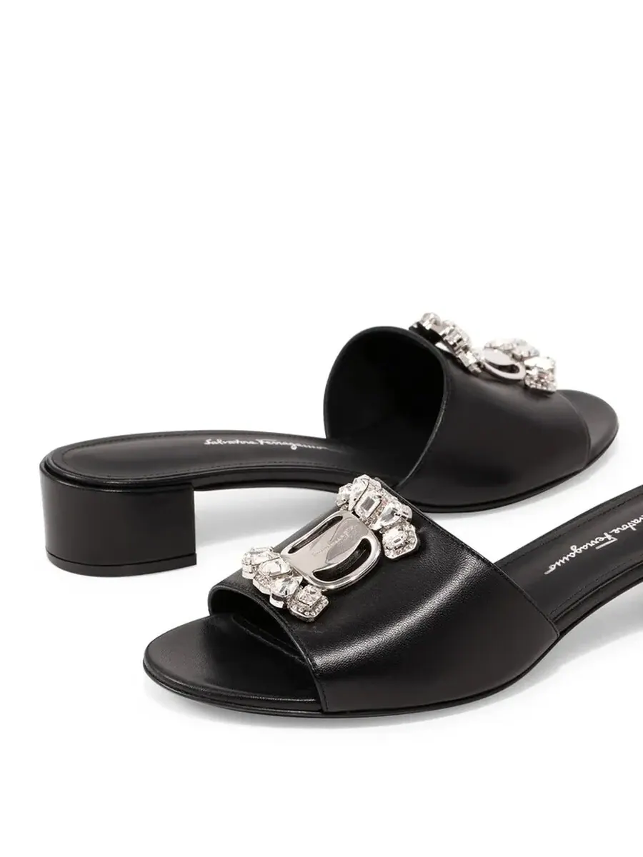 Черные сандалии Ferragamo Henri, размер 5 C — изображение 2 из 4, черный