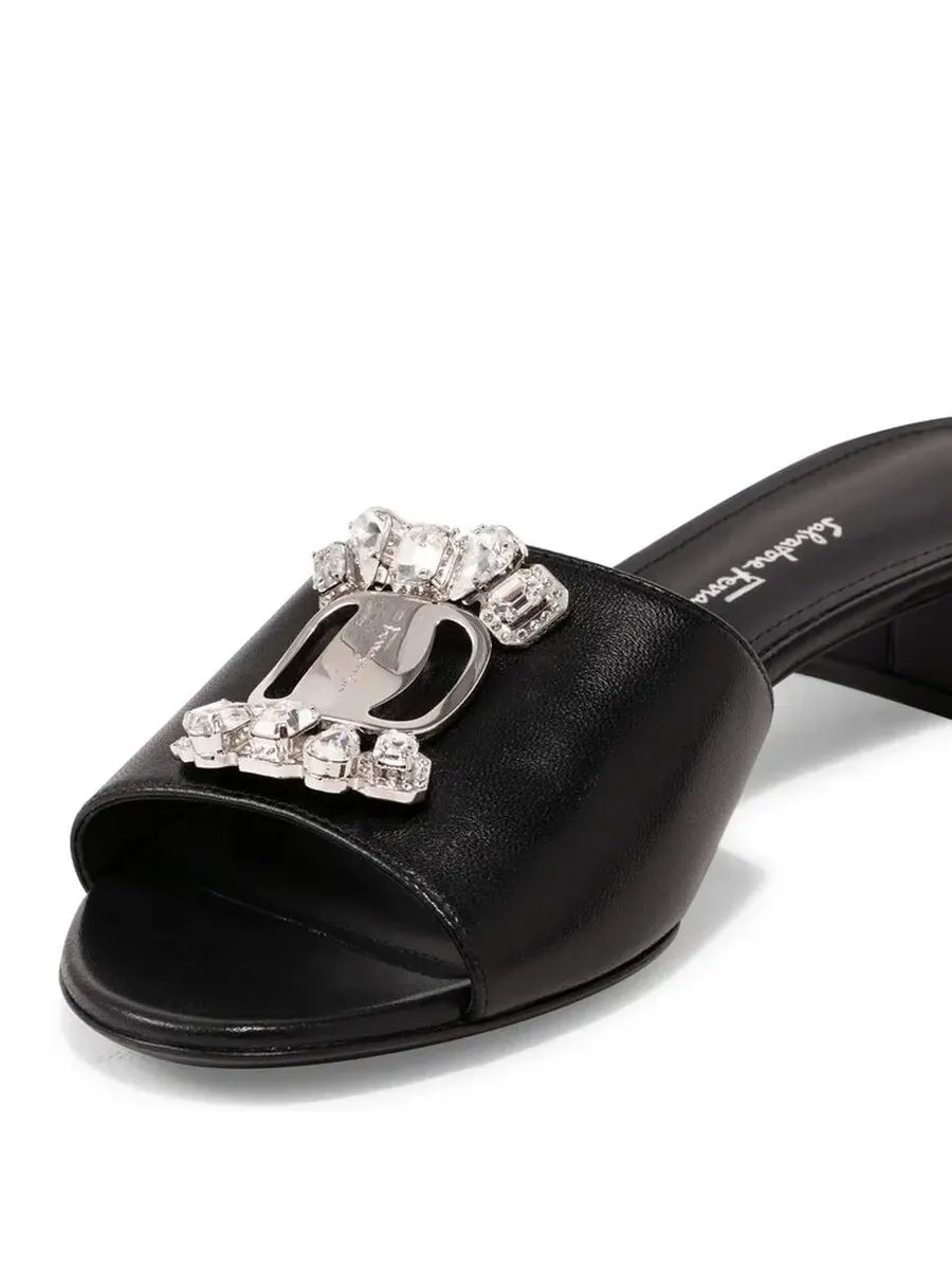 Черные сандалии Ferragamo Henri, размер 5 C — изображение 3 из 4, черный
