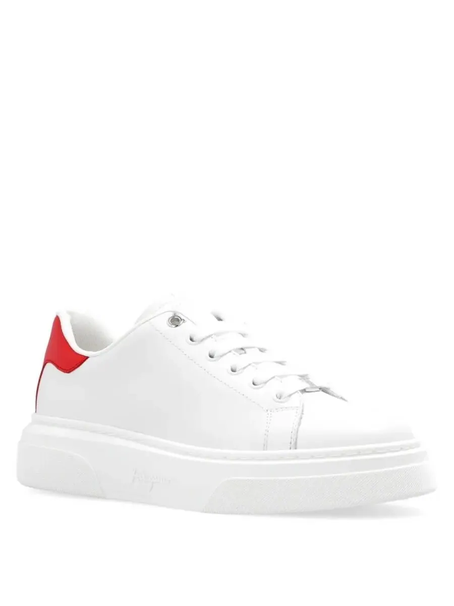 Кроссовки Ferragamo Cassina Mini Vara с украшением — изображение 2 из 4, белый