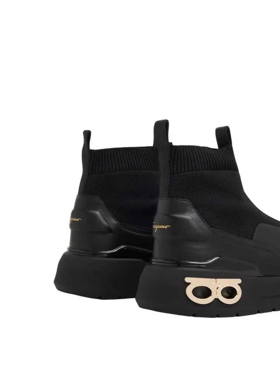 Кроссовки-носки Ferragamo Cosma Gancini — изображение 3 из 3, черный