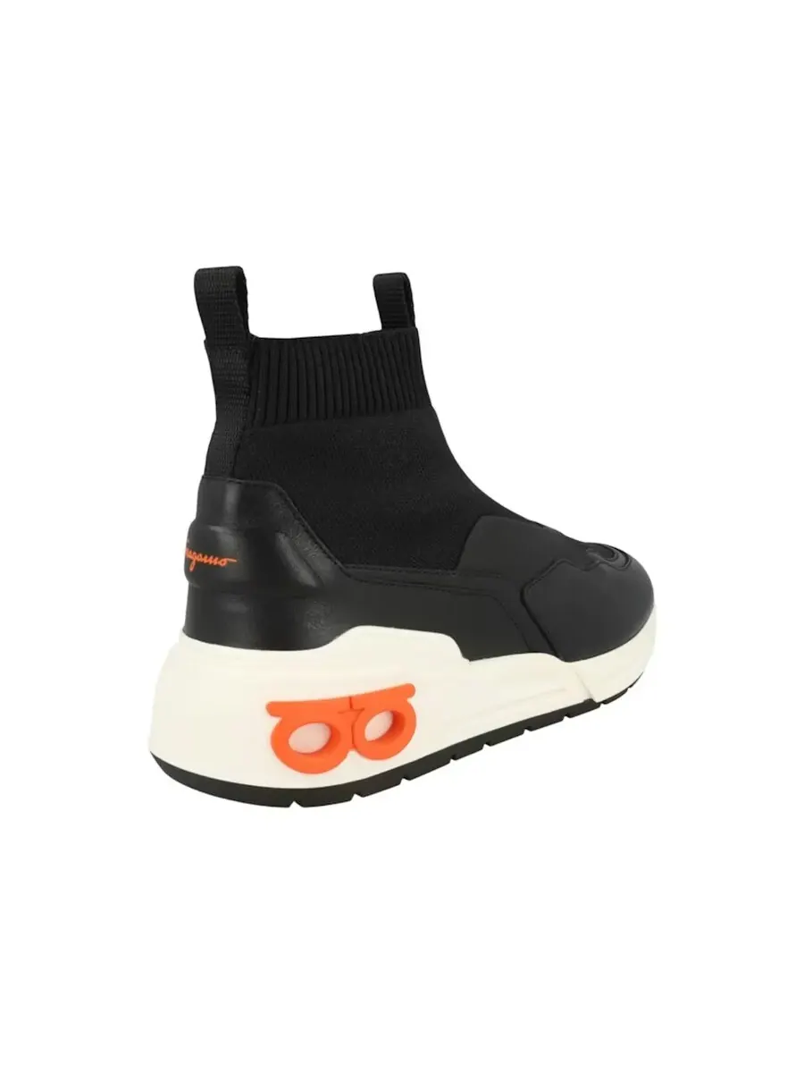Высокие кроссовки Ferragamo Cosma Sock — изображение 3 из 3, черный
