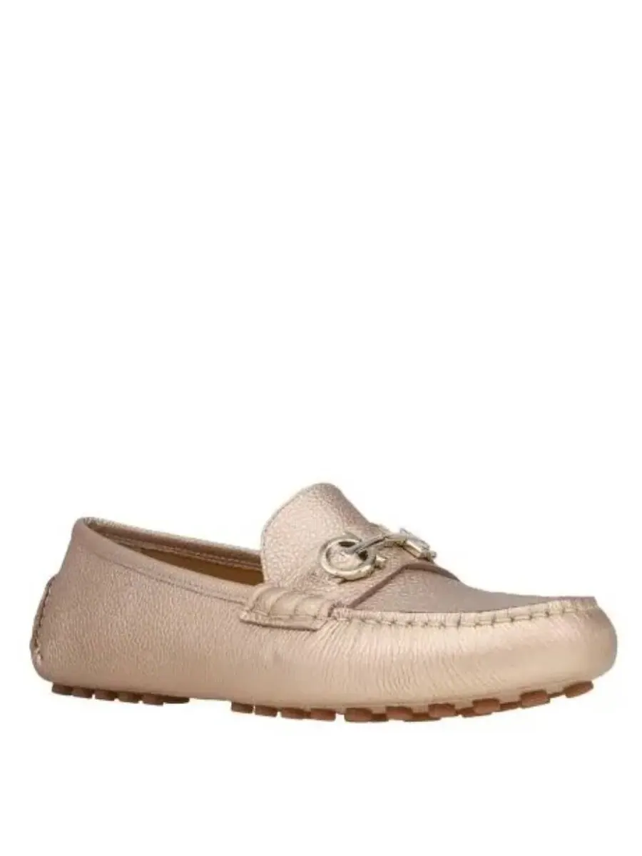 Лоферы Ferragamo Double Gancini — изображение 2 из 4, розовый