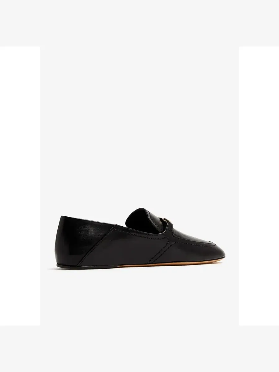 Кожаные лоферы Ferragamo Elaine New Vara с пряжкой — изображение 3 из 3, черный