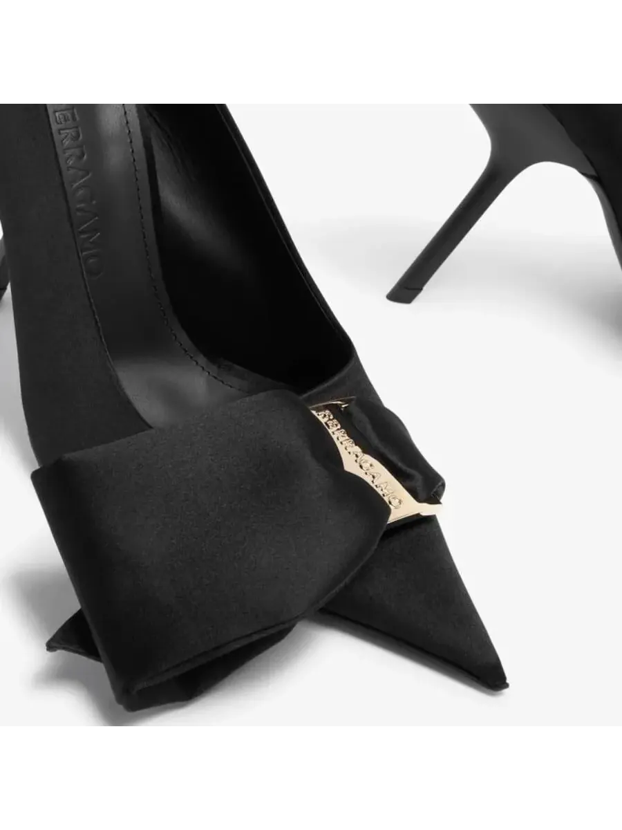 Туфли-лодочки на ремешке Ferragamo Erica — изображение 4 из 4, черный