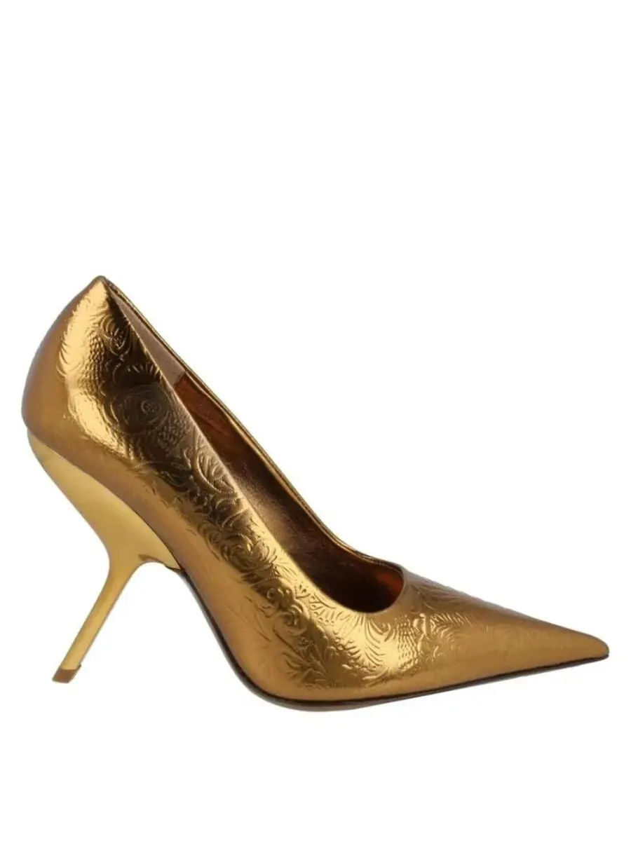 Туфли Ferragamo Eva с тиснением в виде цветов
