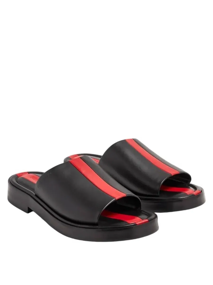 Кожаные шлепанцы Ferragamo Facundo — изображение 2 из 3, черный